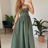 VESTIDO ARTESANAL TEXTURA VERANO