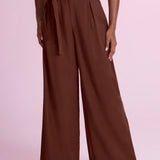 Calça alfaiataria com cinto