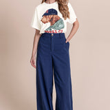 Calça pantalona Angel