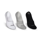 Kit 3 Meias Hoahi Sapatilha Super Invisivel Com Silicone