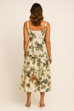 Vestido Flora Longo sem Mangas