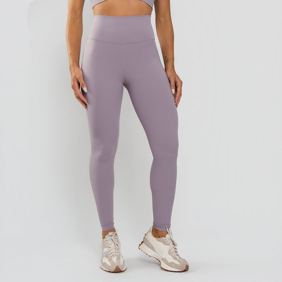 Calça Legging Cós Largo Anatômico Poliamida Premium Lilás LG2400
