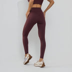 Calça Legging  Premium com Bolso e Recortes Tecido Texturizado Lilás LG2390