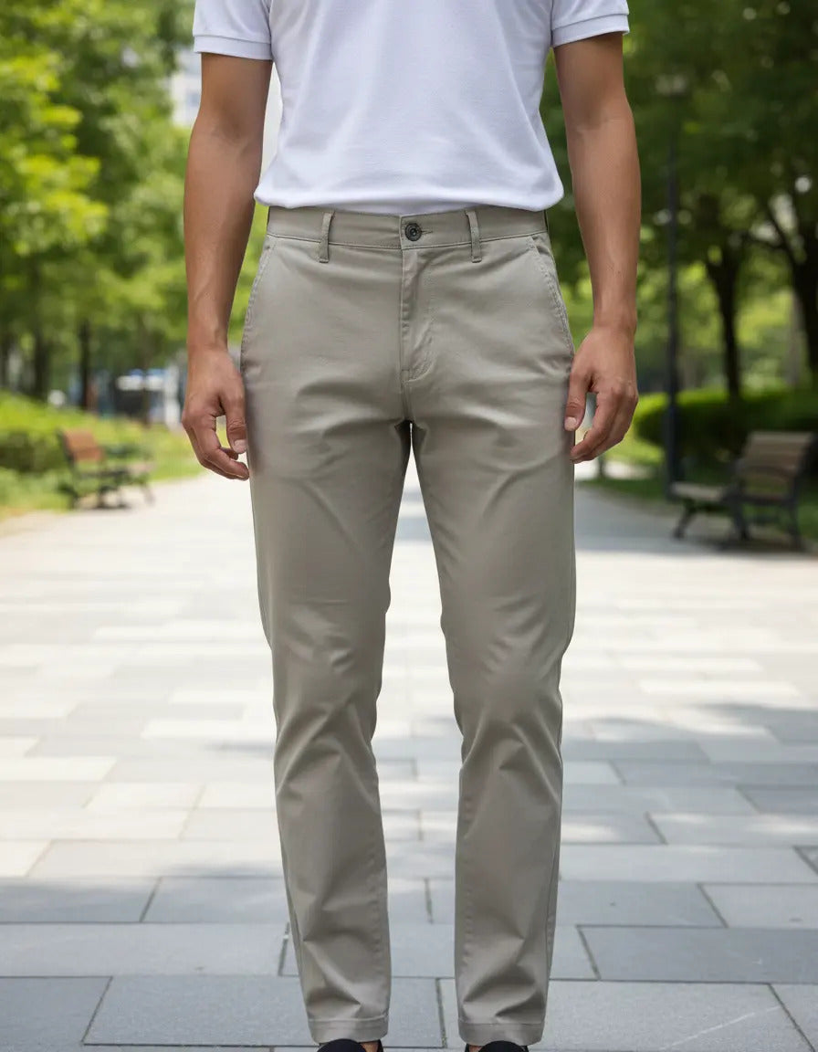 Calça De Sarja Masculina Bolso Faca/embutido C/ Lycra