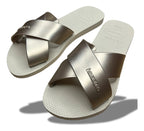 Chinelo Rasteirinha Havaianas Aqua Metallic Feminino Moda