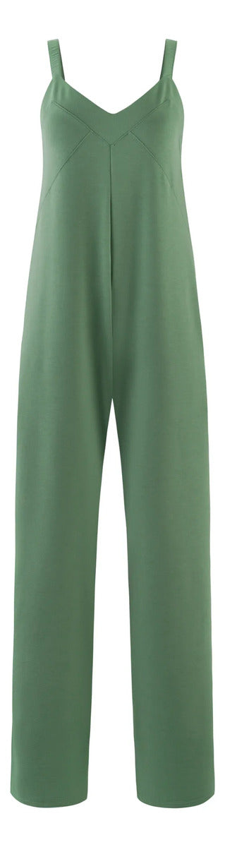 Macacão Longo Feminino Lunender 57p