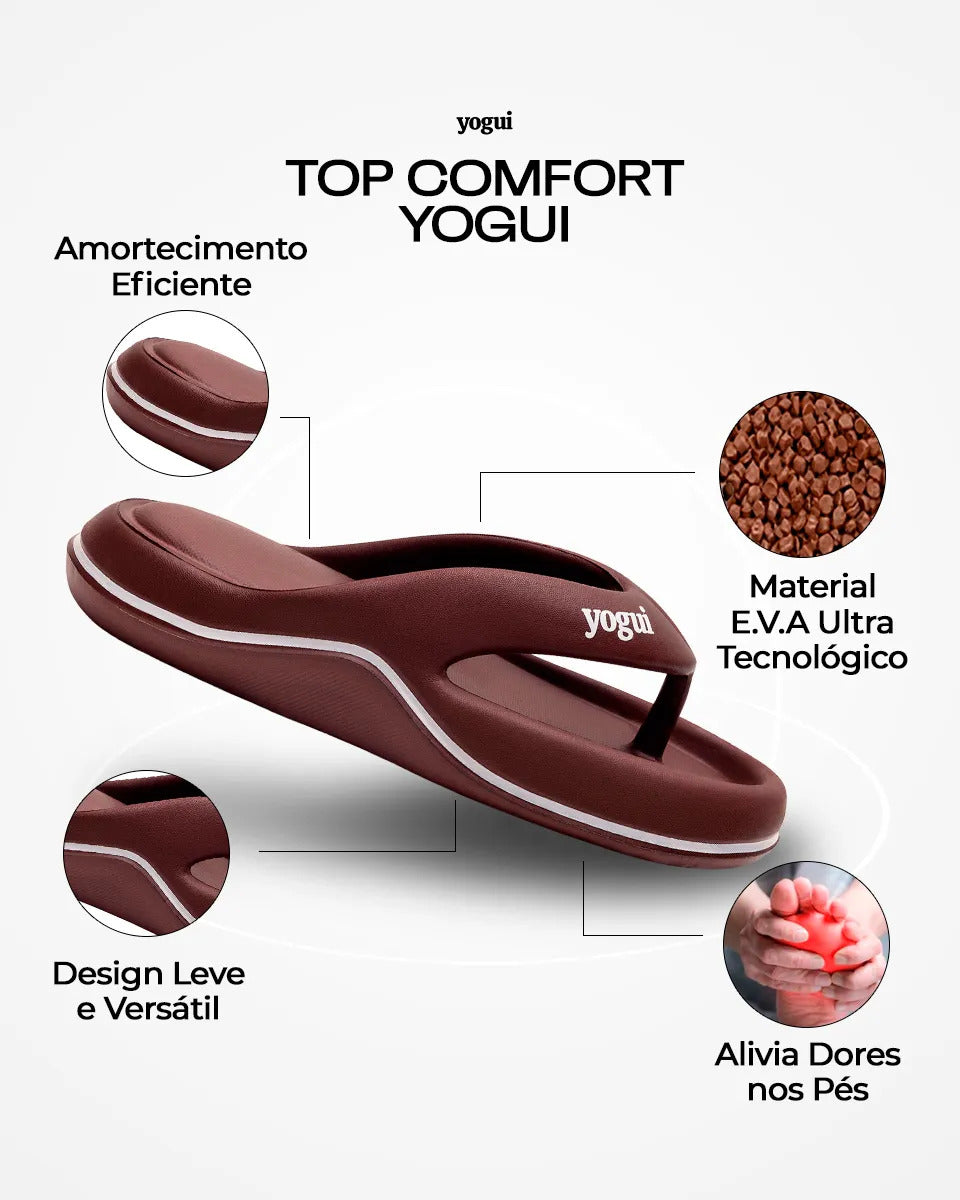 Chinelo Ortopédico Top Comfort Yogui