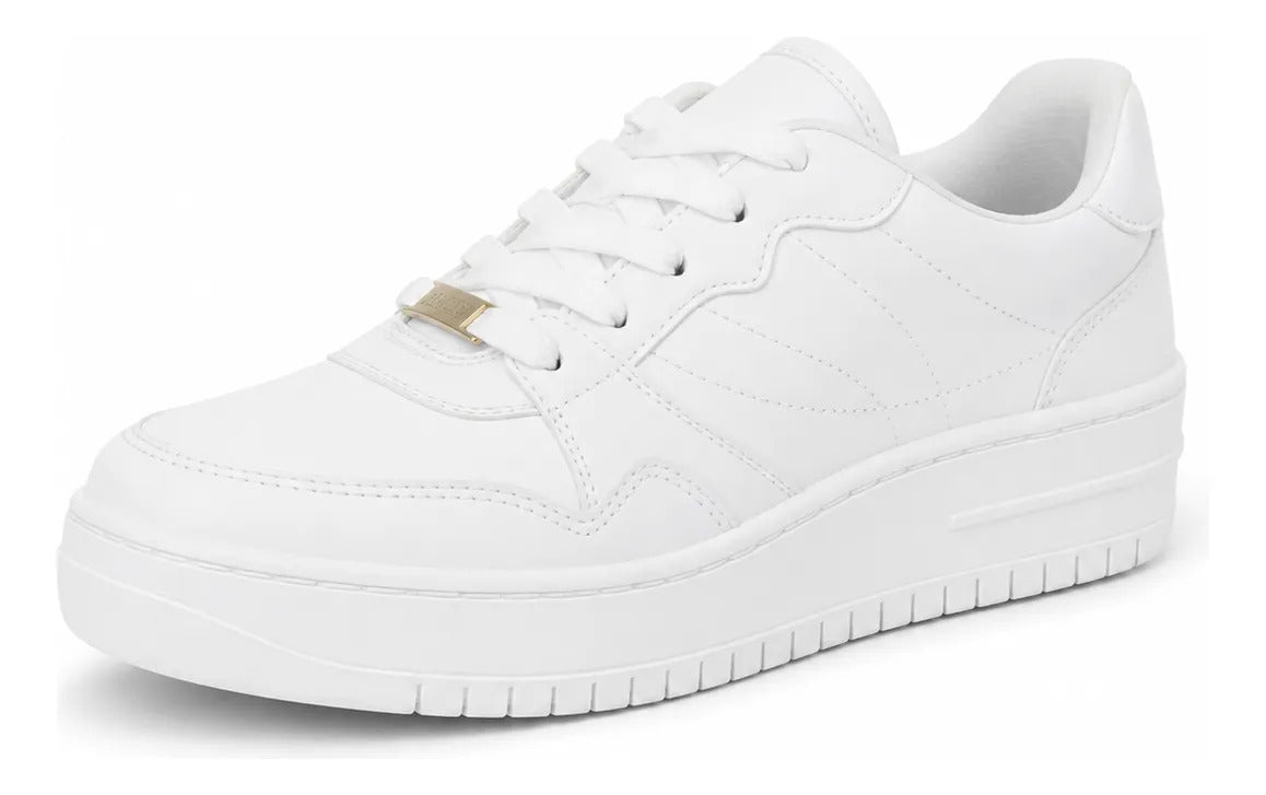 Tênis Branco Vizzano Feminino Casual  Airforce Confortavel