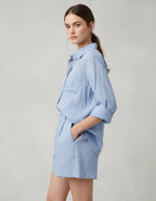Conjunto Feminino Camisa E Short Modelo Juvenil Importado