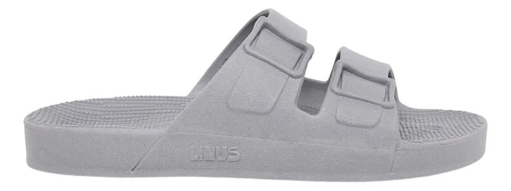 Sandália Chinelo Linus Clássica Unissex Pvc Slip Cor Neblina