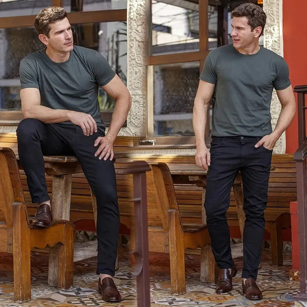 Kit 3 Calças Jeans Masculina Modelo Slim Envio Imediato