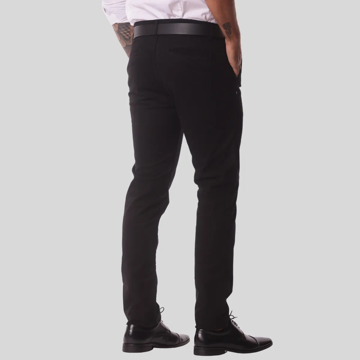Kit 3 Calça Masculina Sarja Slim Alfaitaria Esporte Fino