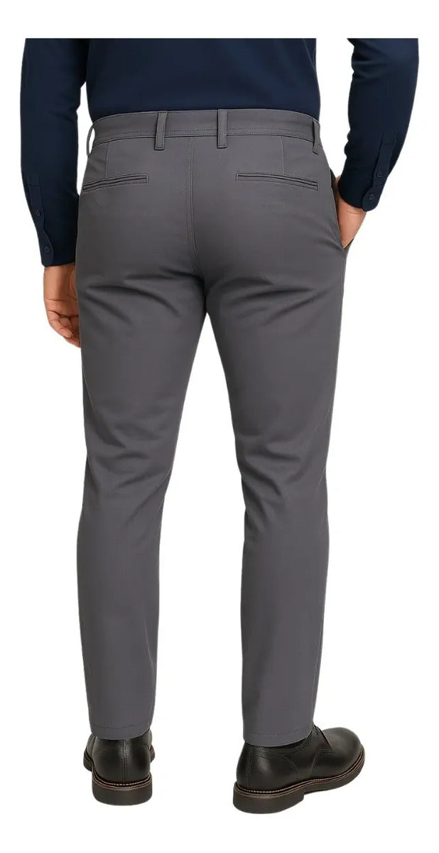 Calça Sarja Masculina Slim Elastano Bolso Faca Esporte Lycra