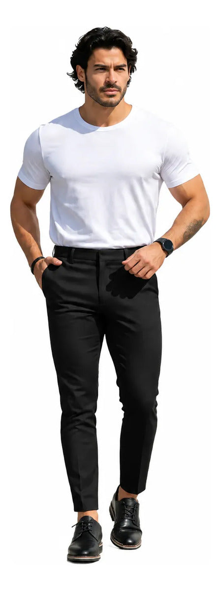 Calça Alfaiataria Masculina Slim Fit Premium Social
