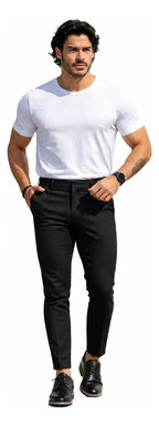 Calça Alfaiataria Masculina Slim Fit Premium Social