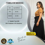 Saia Envelope Longa Regulável Transpassada De Amarrar Plus