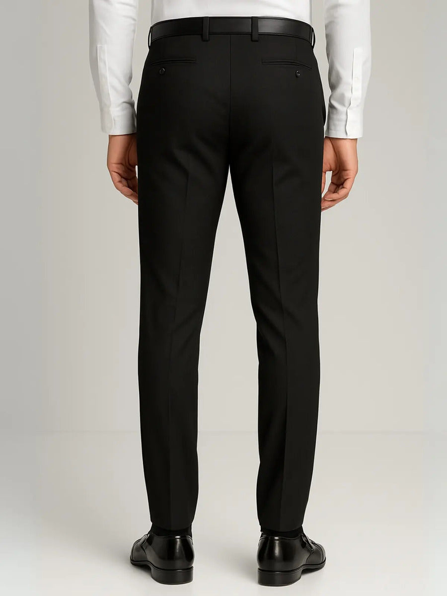 Calça Social Masculina Executivo Em Oxford Premium