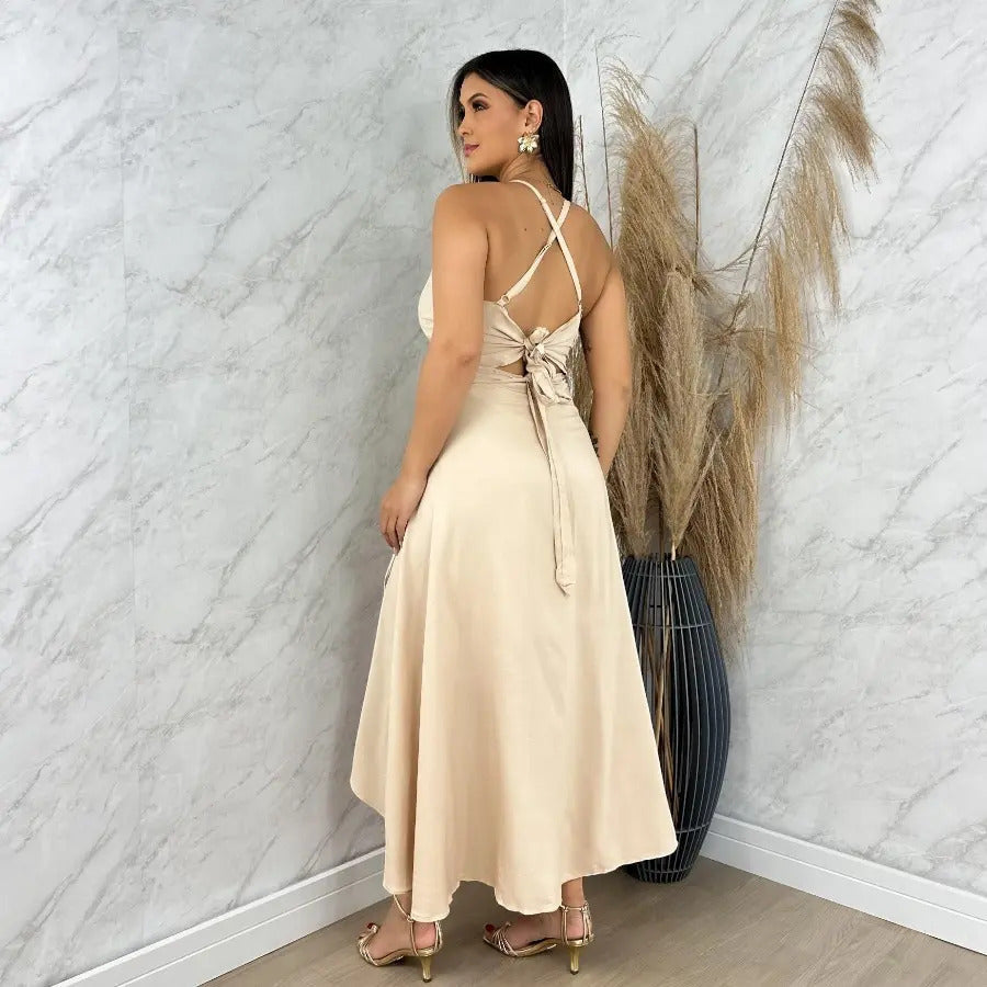 Conjunto Saia + Cropped Modelo Vestido, Social Saia Envelop