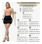 Saia Cargo Sarja Feminina Cintura Alta Com Lycra Bolsos