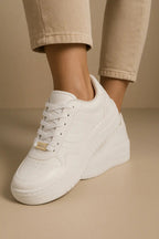 Tênis Branco Vizzano Feminino Casual  Airforce Confortavel