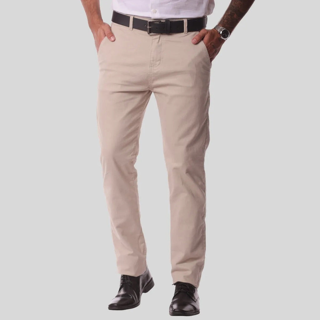 Kit 3 Calça Masculina Sarja Slim Alfaitaria Esporte Fino