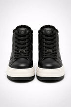 Bota Feminina Via Marte Cano Alto Forrada Conforto 306-003