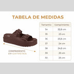Sandália Chinelo Papete Moleca Feminina Birken Confortável