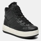 Bota Feminina Via Marte Cano Alto Forrada Conforto 306-003