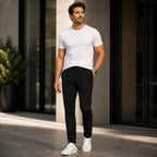 Calça Alfaiataria Masculina Slim Fit Social Sport Fino