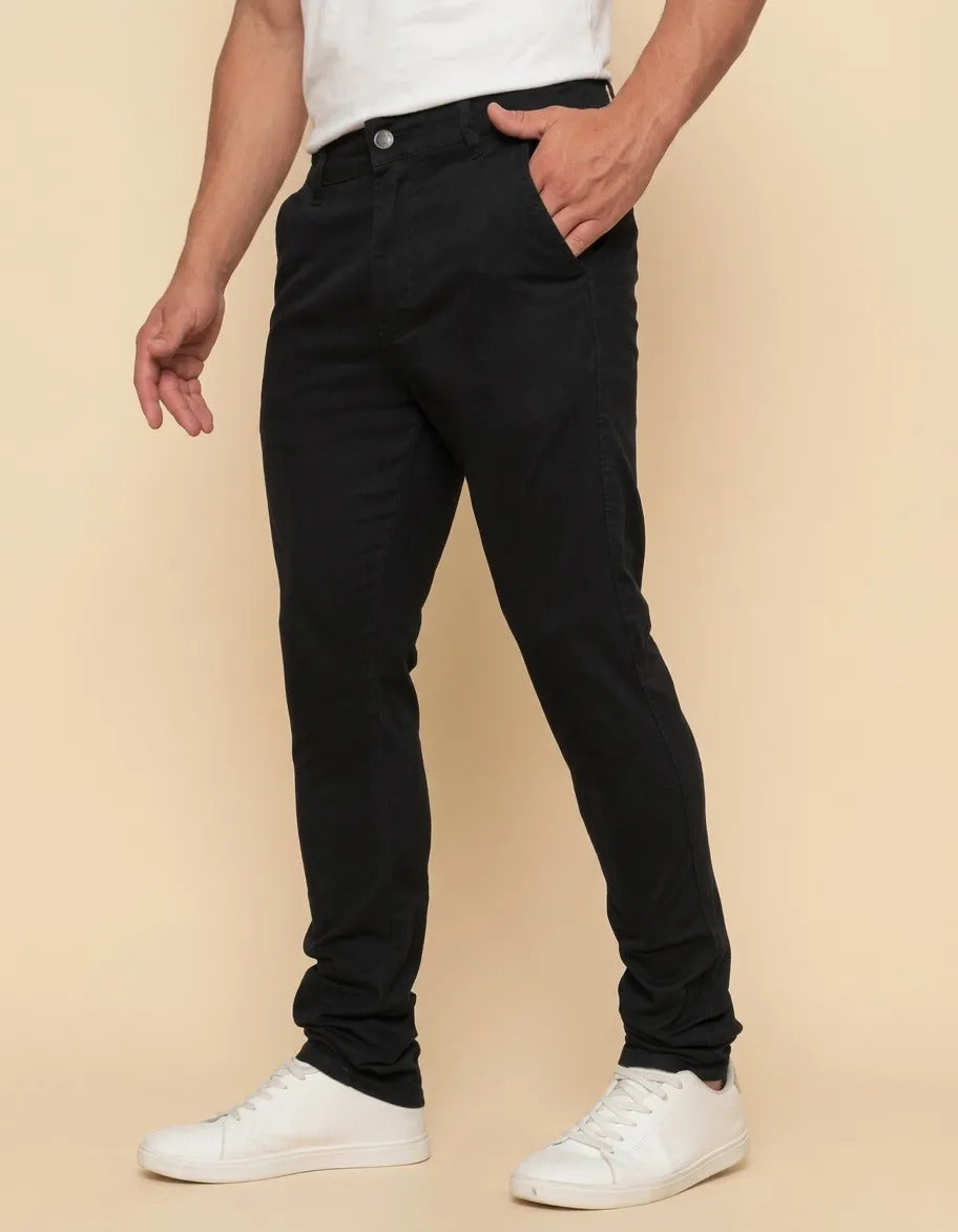 Calça Masculina Sarja Esporte Fino Bolso Faca Lycra Stillger