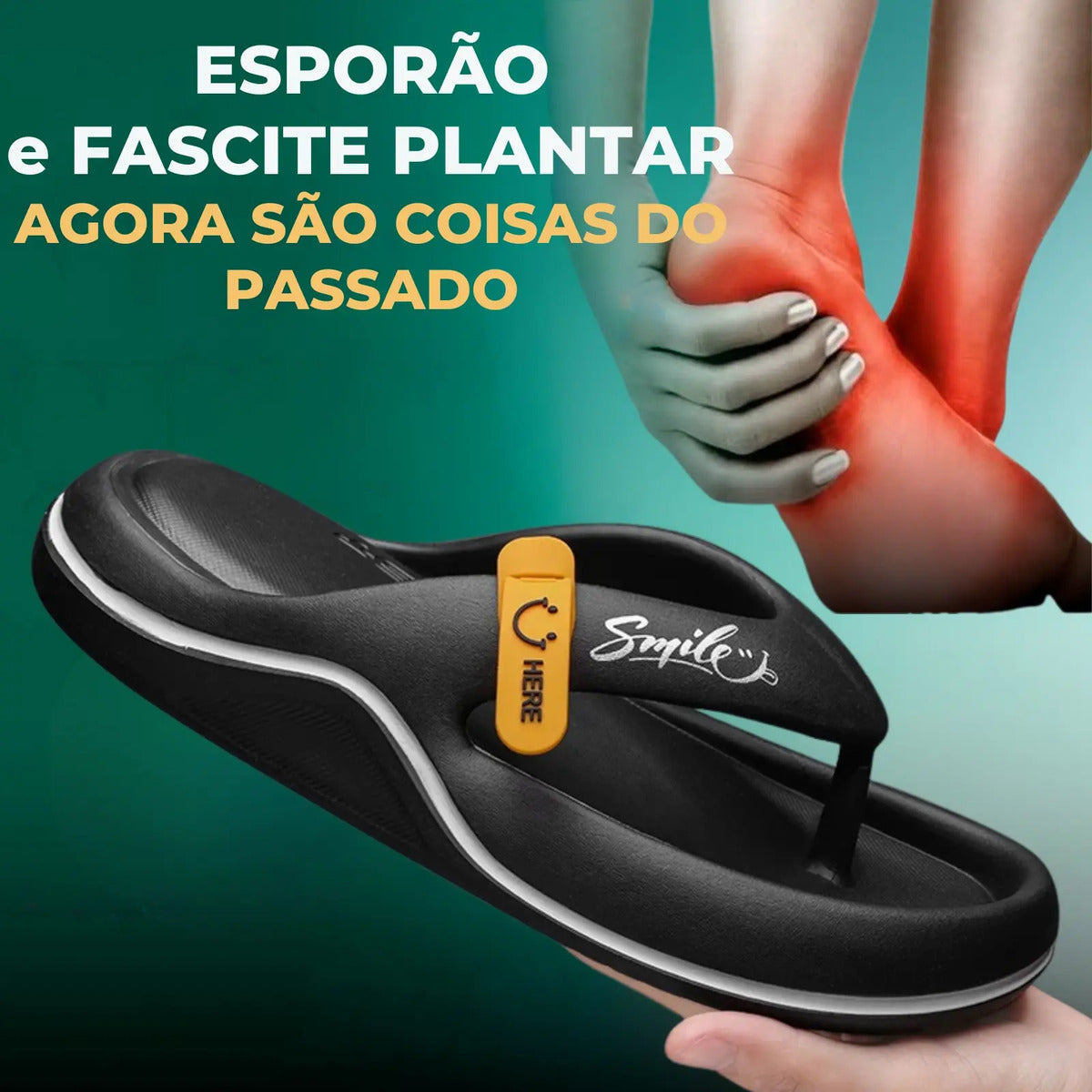 Chinelo Ortopédico Ultra Macio Smile