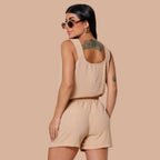 Conjunto Shorts Regata Com Botão Duna Verão 2026 Casual