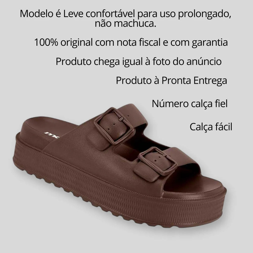 Sandália Chinelo Papete Moleca Feminina Birken Confortável