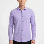 Camisa Manga Longa Slim Fit Social Não Amassa De Microleve