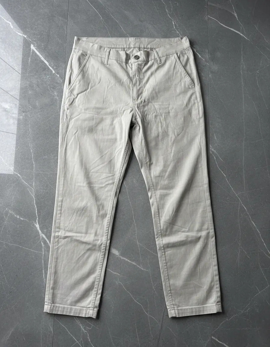 Calça De Sarja Masculina Bolso Faca/embutido C/ Lycra