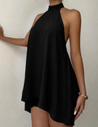 Conjunto Feminino Vestido Soltinho Frente Unica Short Verão
