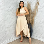 Conjunto Saia + Cropped Modelo Vestido, Social Saia Envelop