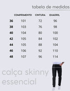 Calça Skinny Preta Masculina Jeans Com Elastano Lycra