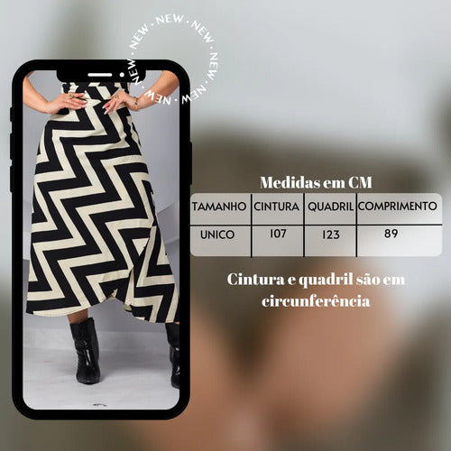 Saia Envelope Longa Amarracao Cintura Alta Trabalho Elegante
