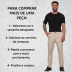 Calça Masculina De Sarja Premium Esporte Fino Bolso Faca