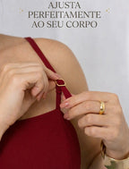 Macacão Costa Fechada Elegante