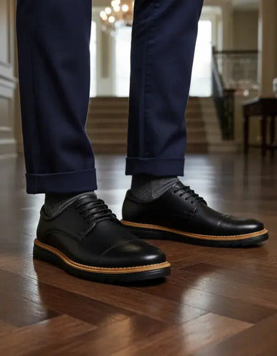Sapato Social Masculino Oxford Moderno Qualidade Confortável