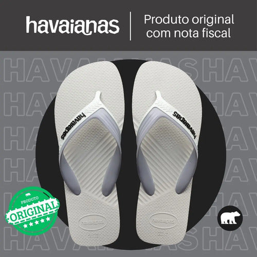 Chinelo Masculino Havaianas Casual Dual Tiras Largas Macio