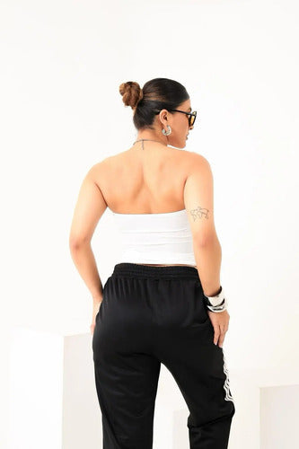 Top Tube Poliamida Forrada Tomara Que Caia Cropped Moda