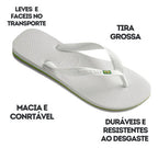Chinelo Havaianas Brasil Logo Bandeira Original