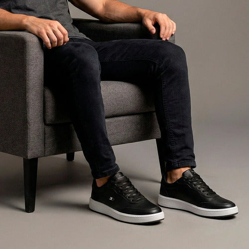 Sapatênis Sandrini Ivory Masculino Casual Estilo Confortável