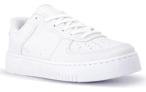 Tênis Casual Branco Unissex Confortável Original Dia A Dia