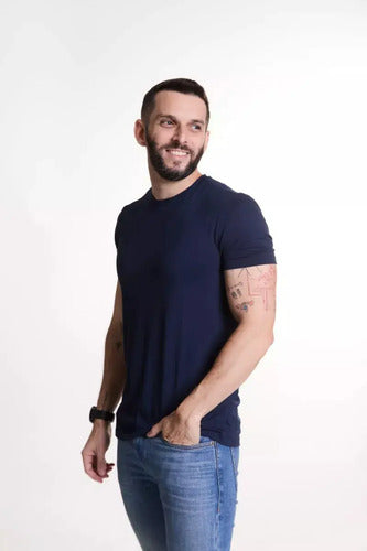 Kit 3 Camisetas Premium Minimalista Anti-amassado Slim Vs