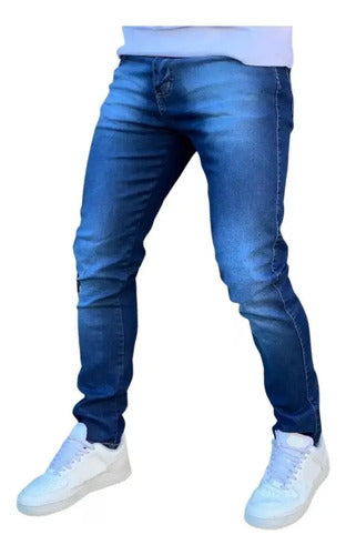 Kit 3 Calças Jeans Masculina Com Elastano Super Confortável