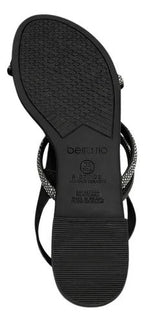 Sandália Feminina Strass Calce Fácil Conforto Original